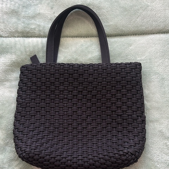 Hillard & Hanson Black Woven Tote - Picture 2 of 8